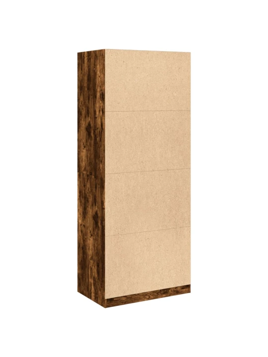 Šatní skříň kouřový dub 80 x 50 x 200 cm kompozitní dřevo
