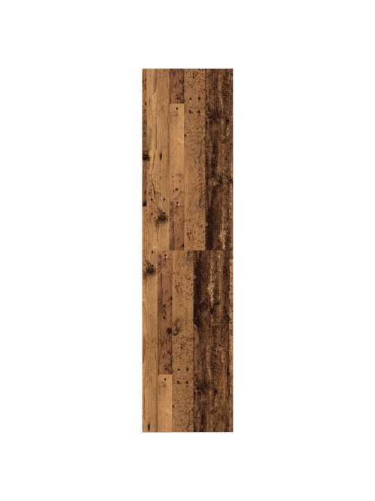 Šatní skříň old wood 80 x 50 x 200 cm kompozitní dřevo