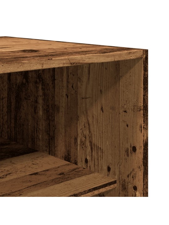 Šatní skříň old wood 80 x 50 x 200 cm kompozitní dřevo