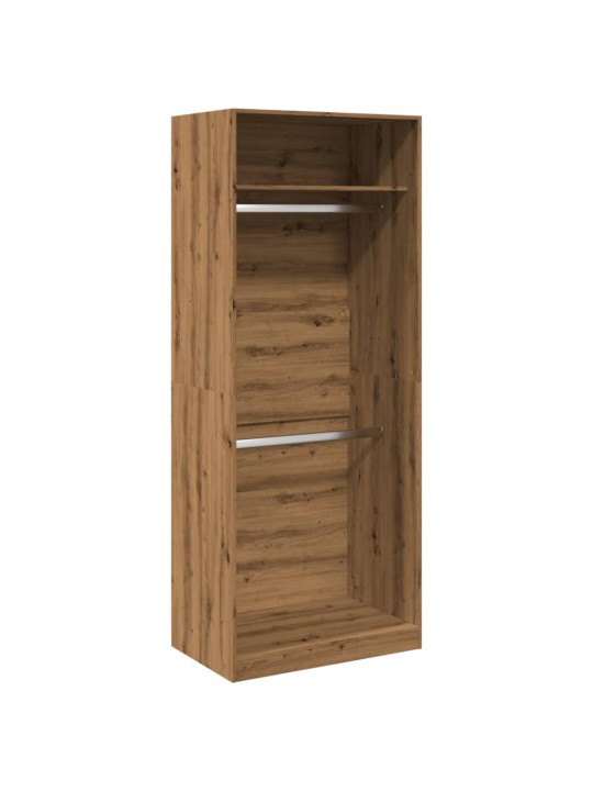 Šatní skříň dub artisan 80 x 50 x 200 cm kompozitní dřevo