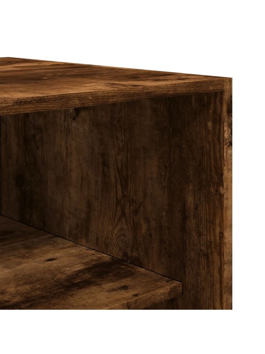 Šatní skříň kouřový dub 100 x 50 x 200 cm kompozitní dřevo
