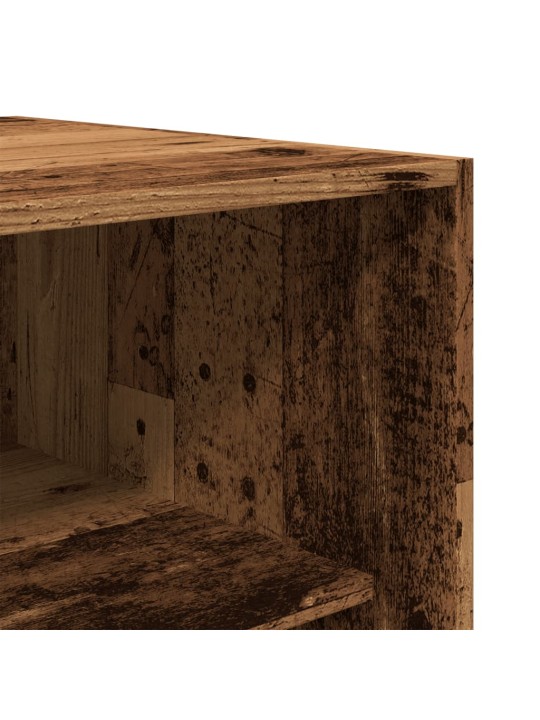 Šatní skříň old wood 100 x 50 x 200 cm kompozitní dřevo