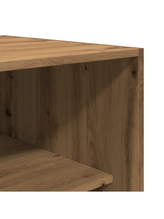 Šatní skříň dub artisan 100 x 50 x 200 cm kompozitní dřevo