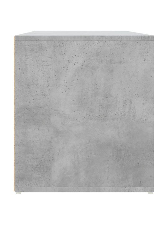 Rohová skříňka betonově šedá 200 x 40 x 45 cm kompozitní dřevo