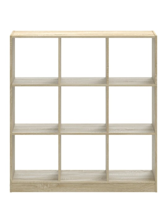 Knihovna dub sonoma 102 x 32 x 108 cm kompozitní dřevo