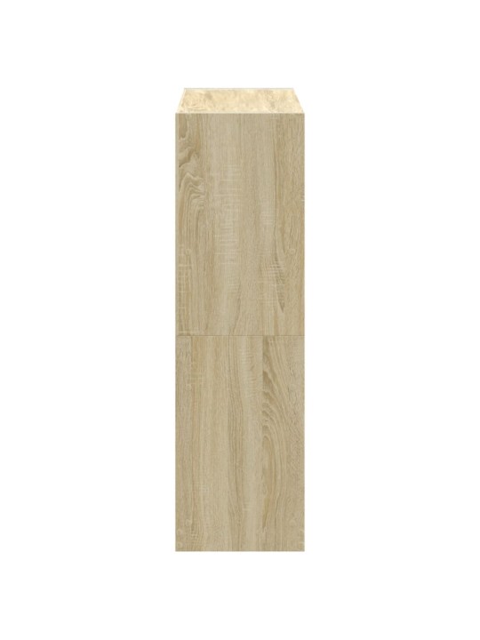Knihovna dub sonoma 102 x 32 x 108 cm kompozitní dřevo
