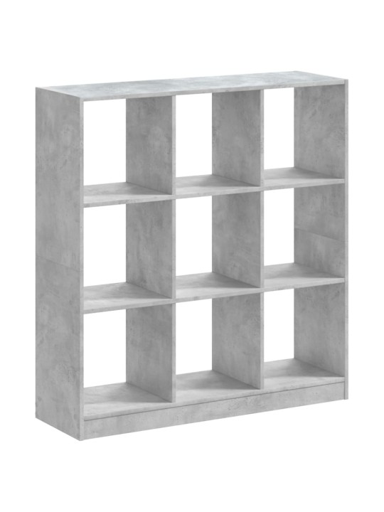 Knihovna betonově šedá 102 x 32 x 108 cm kompozitní dřevo