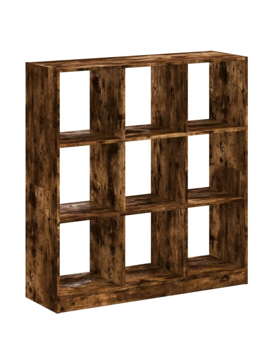 Knihovna kouřový dub 102 x 32 x 108 cm kompozitní dřevo