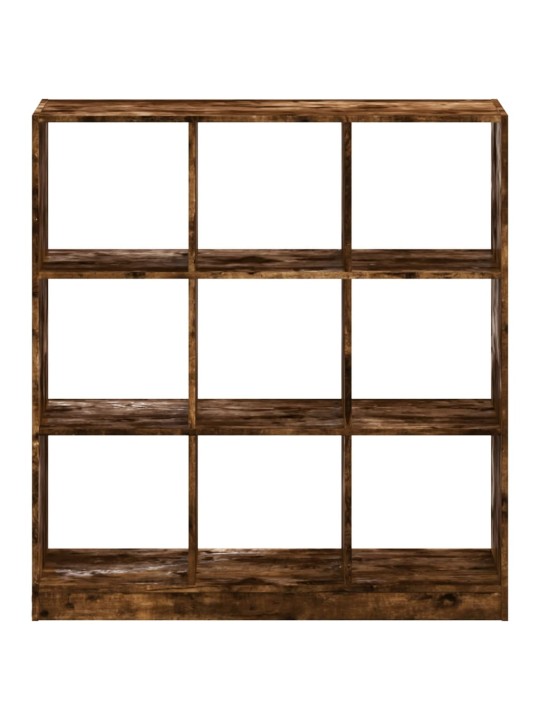 Knihovna kouřový dub 102 x 32 x 108 cm kompozitní dřevo