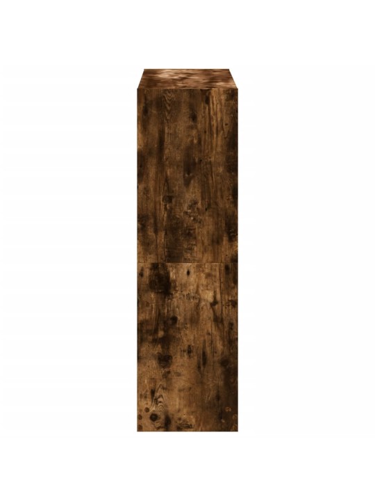 Knihovna kouřový dub 102 x 32 x 108 cm kompozitní dřevo