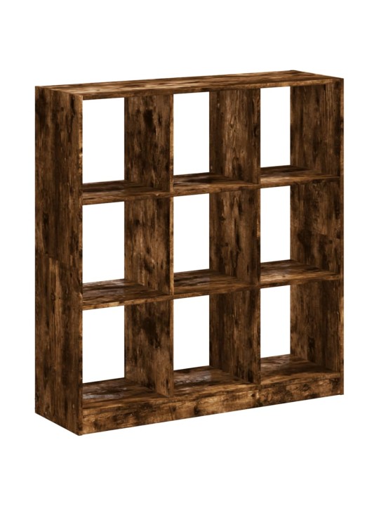 Knihovna kouřový dub 102 x 32 x 108 cm kompozitní dřevo