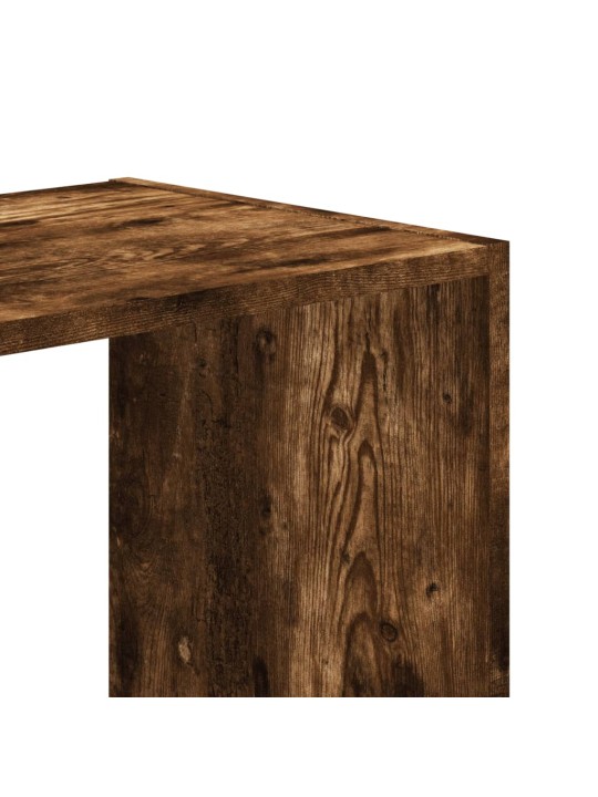 Knihovna kouřový dub 102 x 32 x 108 cm kompozitní dřevo