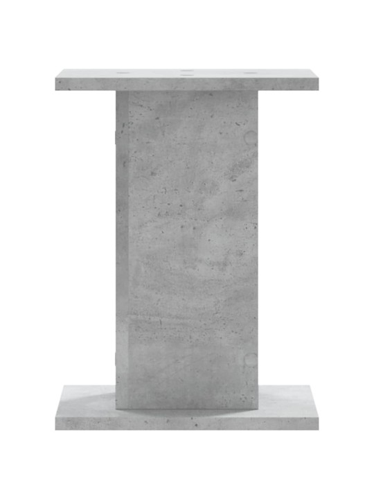 Stojany na rostliny 2 ks betonově šedé 30 x 30 x 40 cm kompozit