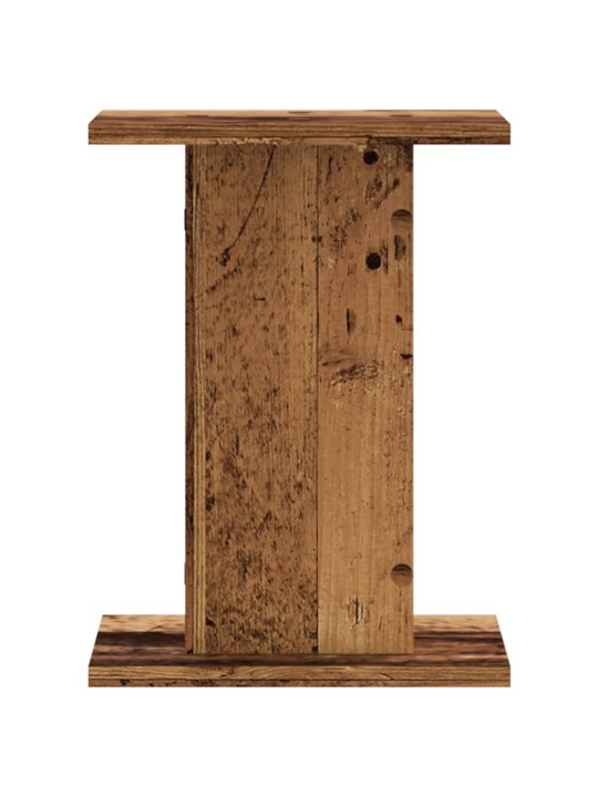 Stojany na rostliny 2 ks old wood 30x30x40 cm kompozitní dřevo