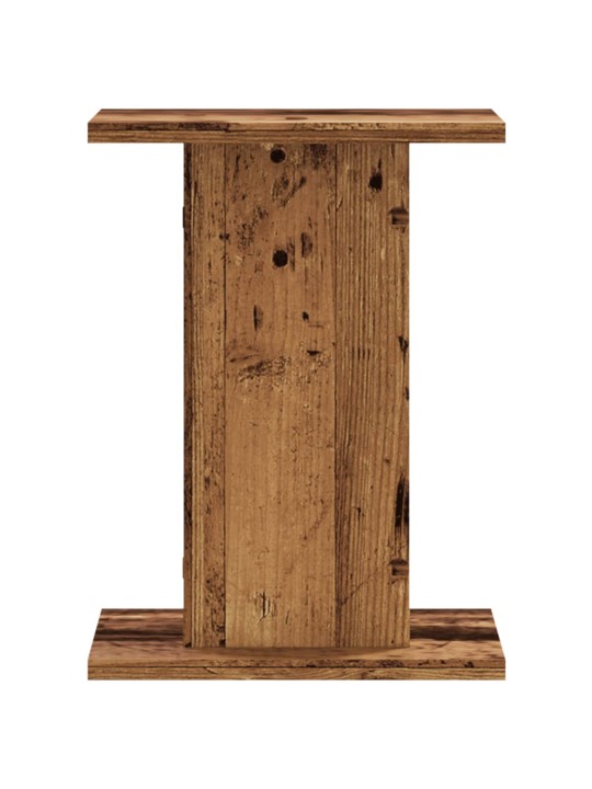 Stojany na rostliny 2 ks old wood 30x30x40 cm kompozitní dřevo