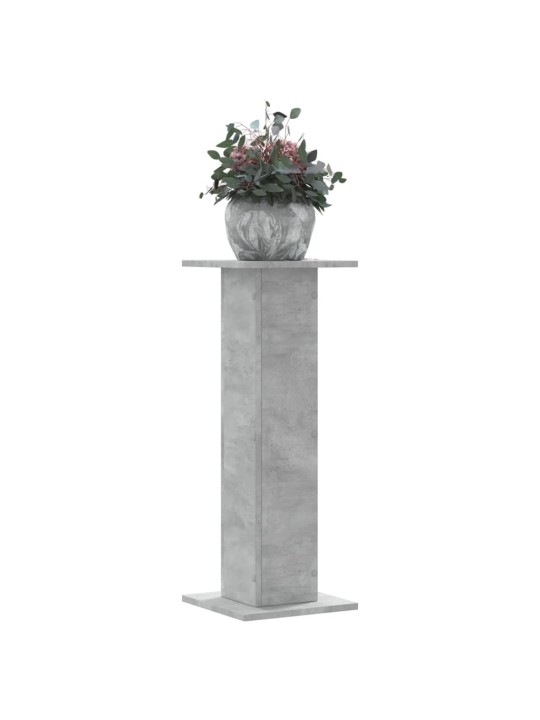 Stojany na rostliny 2 ks betonově šedé 30 x 30 x 80 cm kompozit