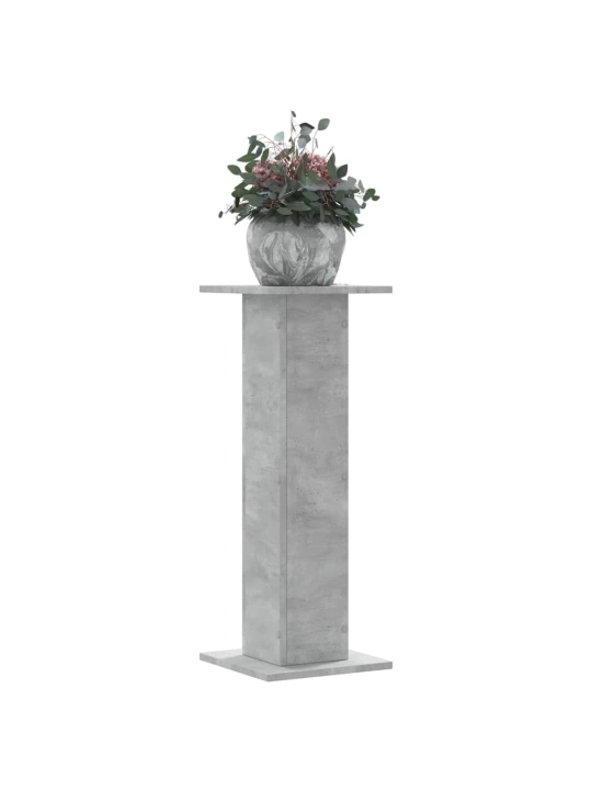 Stojany na rostliny 2 ks betonově šedé 30 x 30 x 80 cm kompozit