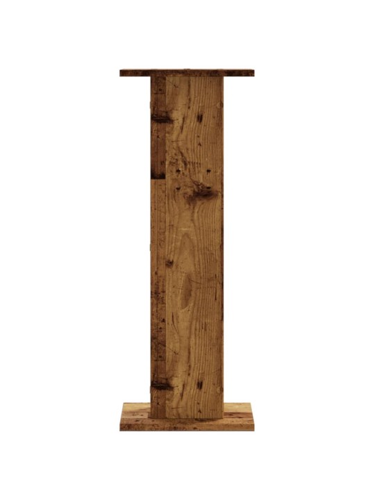Stojany na rostliny 2 ks old wood 30x30x80 cm kompozitní dřevo