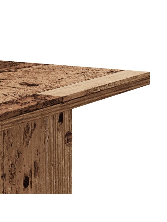 Stojany na rostliny 2 ks old wood 30x30x80 cm kompozitní dřevo