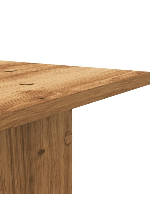 Stojany na rostliny 2 ks dub artisan 30 x 30 x 80 cm kompozit