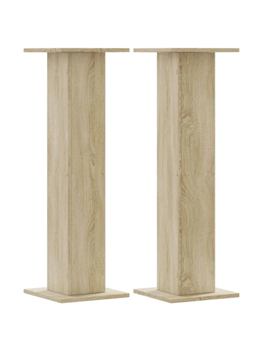 Stojany na rostliny 2 ks dub sonoma 30 x 30 x 95 cm kompozit