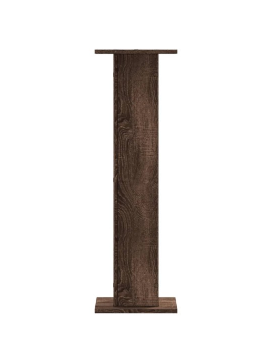 Stojany na rostliny 2 ks hnědý dub 30x30x95 cm kompozitní dřevo