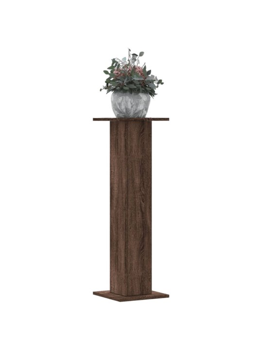 Stojany na rostliny 2 ks hnědý dub 30x30x95 cm kompozitní dřevo