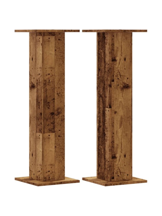 Stojany na rostliny 2 ks old wood 30x30x95 cm kompozitní dřevo