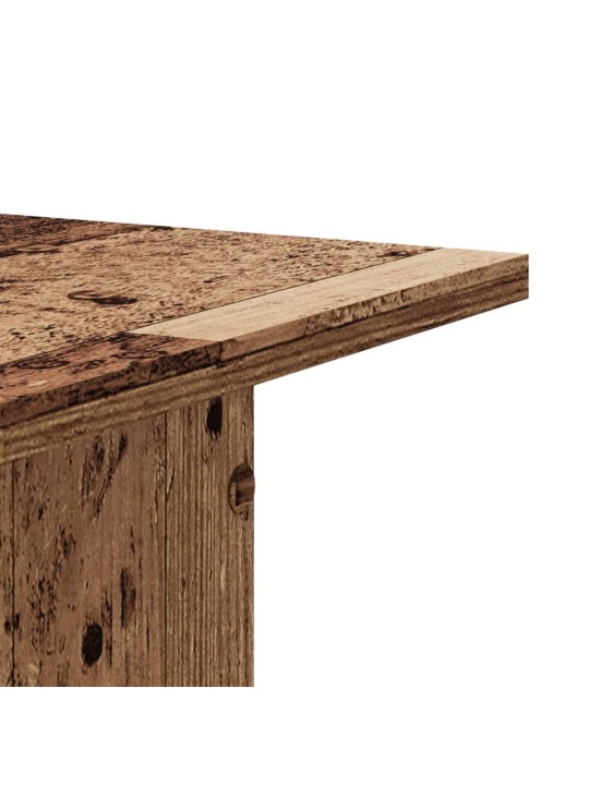 Stojany na rostliny 2 ks old wood 30x30x95 cm kompozitní dřevo