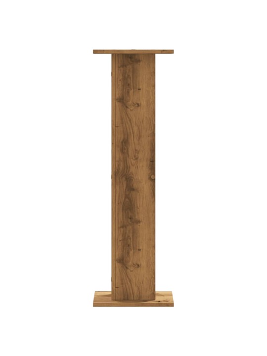 Stojany na rostliny 2 ks dub artisan 30 x 30 x 95 cm kompozit