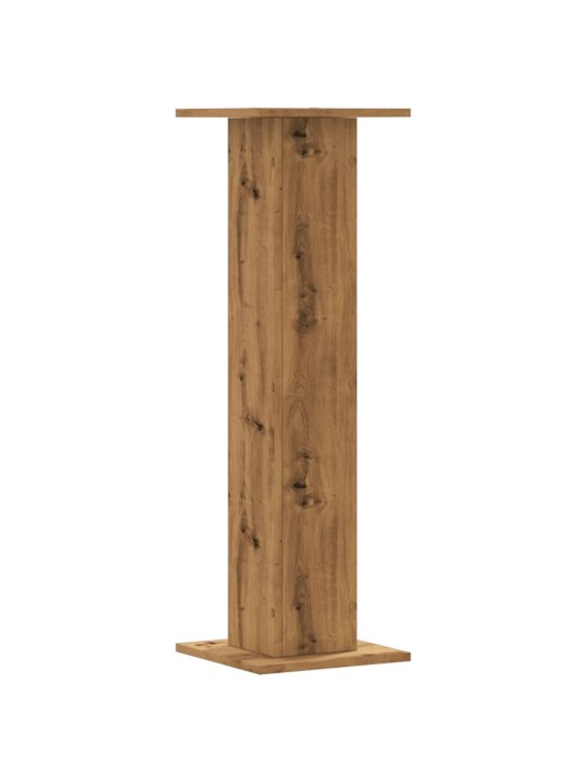 Stojany na rostliny 2 ks dub artisan 30 x 30 x 95 cm kompozit