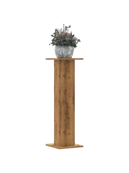 Stojany na rostliny 2 ks dub artisan 30 x 30 x 95 cm kompozit