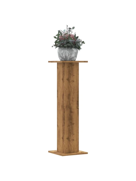 Stojany na rostliny 2 ks dub artisan 30 x 30 x 95 cm kompozit