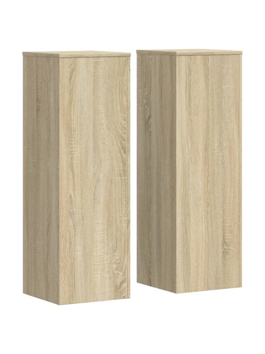 Stojany na rostliny 2 ks dub sonoma 33 x 33 x 100 cm kompozit