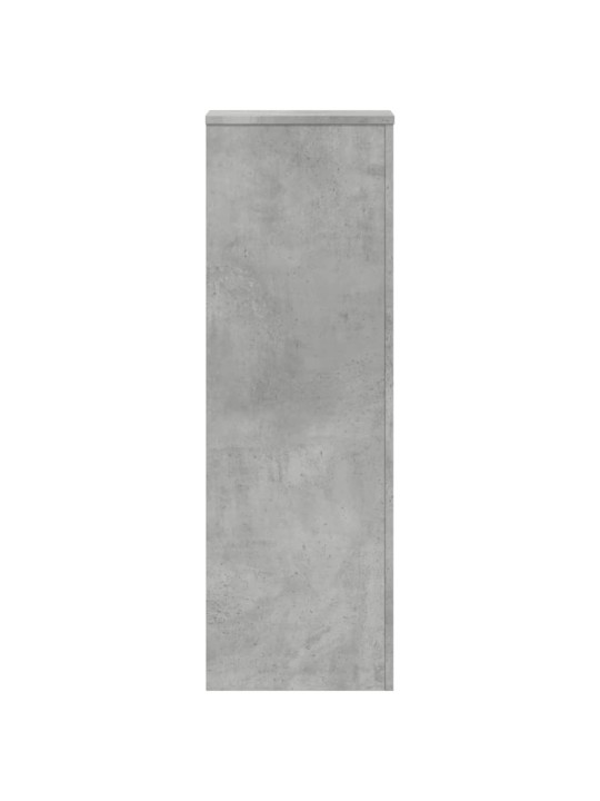 Stojany na rostliny 2 ks betonově šedé 33x33x100 cm kompozit