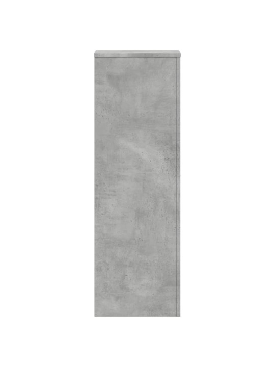 Stojany na rostliny 2 ks betonově šedé 33x33x100 cm kompozit