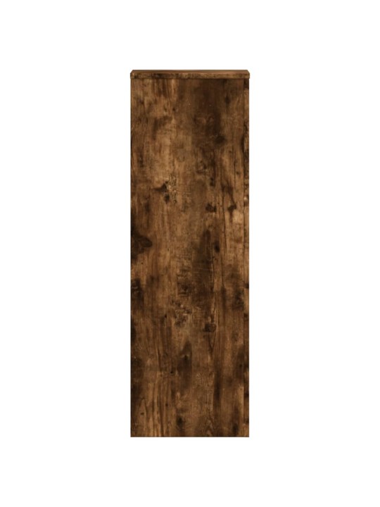 Stojany na rostliny 2 ks kouřový dub 33 x 33 x 100 cm kompozit