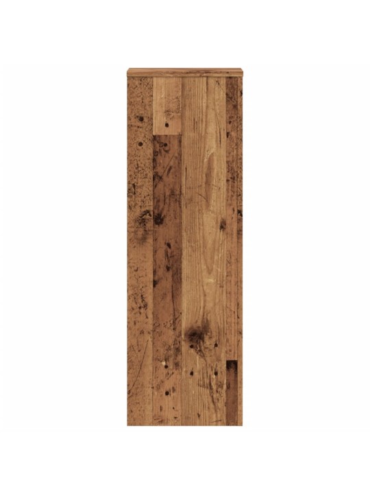 Stojany na rostliny 2 ks old wood 33x33x100 cm kompozitní dřevo