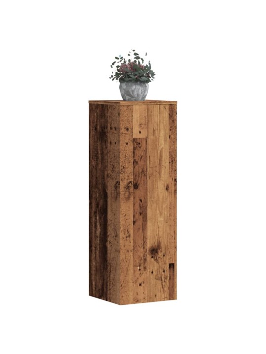 Stojany na rostliny 2 ks old wood 33x33x100 cm kompozitní dřevo