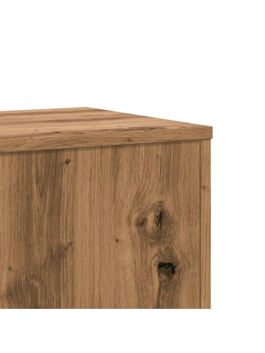 Stojany na rostliny 2 ks dub artisan 33 x 33 x 100 cm kompozit