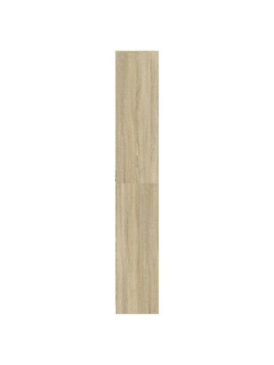 Skříň highboard s LED dub sonoma 41,5 x 32,5 x 200 cm kompozit