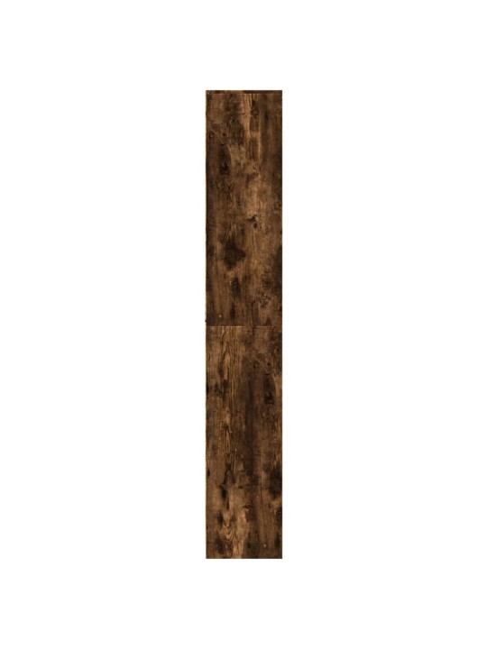 Skříň highboard s led kouřový dub 41,5 x 32,5 x 200 cm kompozit