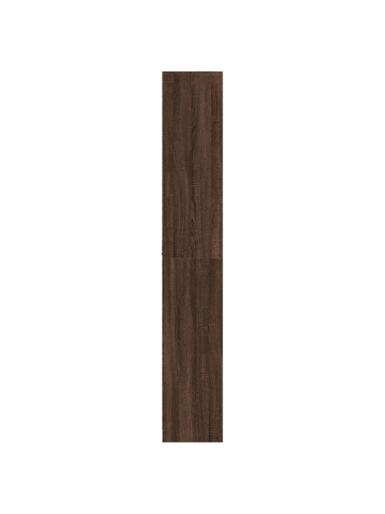 Skříň highboard s led hnědý dub 41,5 x 32,5 x 200 cm kompozit