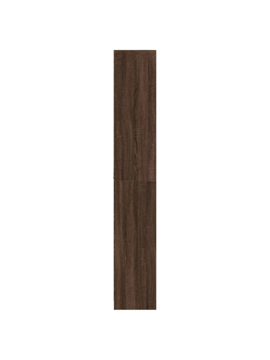Skříň highboard s led hnědý dub 41,5 x 32,5 x 200 cm kompozit