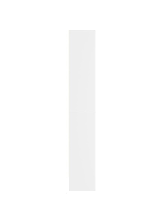 Skříň highboard s LED bílá 69 x 32,5 x 200 cm kompozitní dřevo
