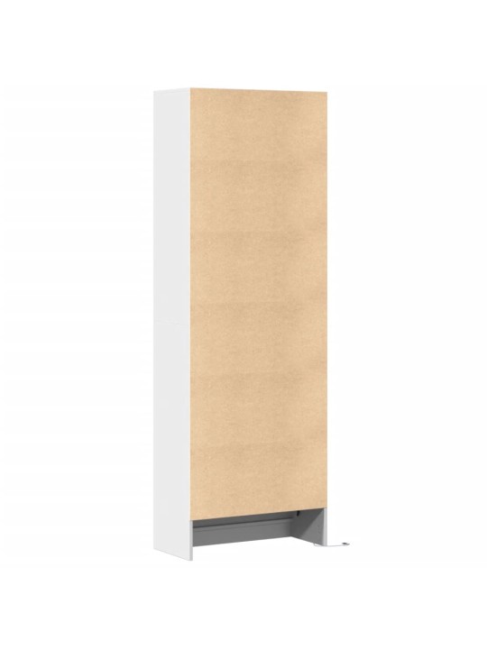 Skříň highboard s LED bílá 69 x 32,5 x 200 cm kompozitní dřevo