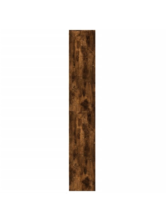 Skříň highboard s led kouřový dub 69 x 32,5 x 200 cm kompozit