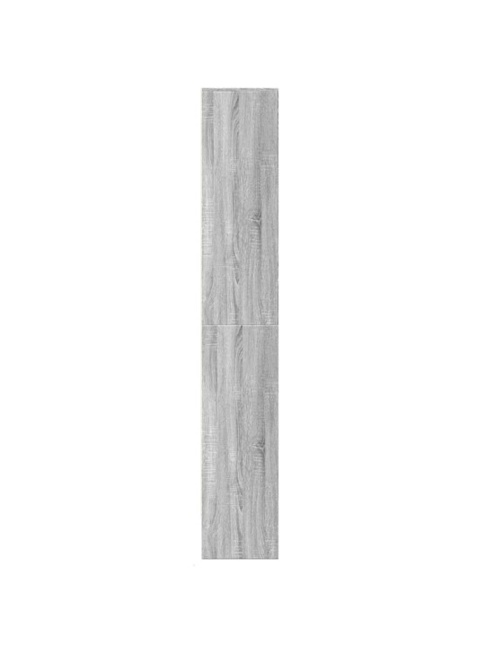 Skříň highboard s led šedá sonoma 69 x 32,5 x 200 cm kompozit