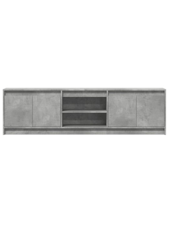 TV skříňka s LED betonově šedá 180x34x50 cm kompozitní dřevo