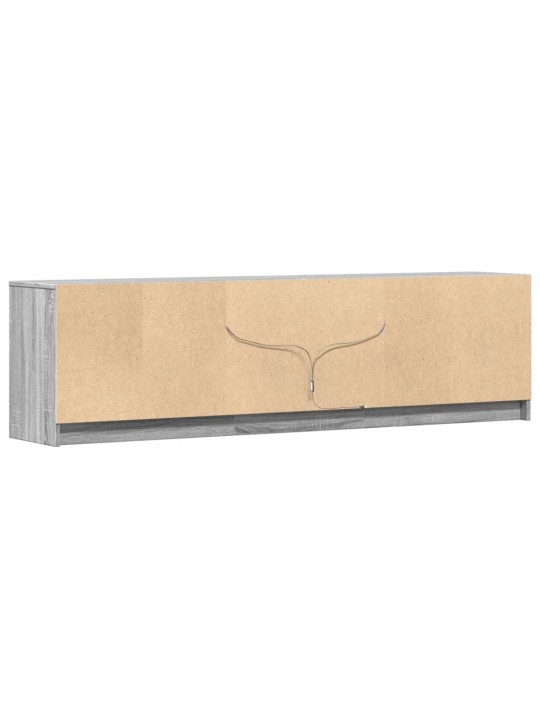 Tv skříňka s led šedá sonoma 180 x 30 x 50 cm kompozitní dřevo